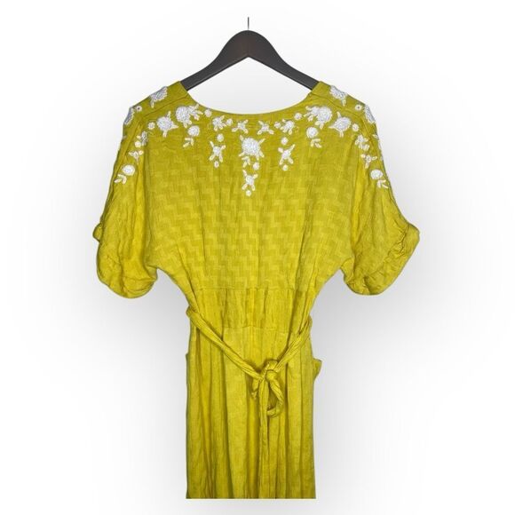 Free People Love To Love You Dress in Yellow Size Small - Picture 13 of 16